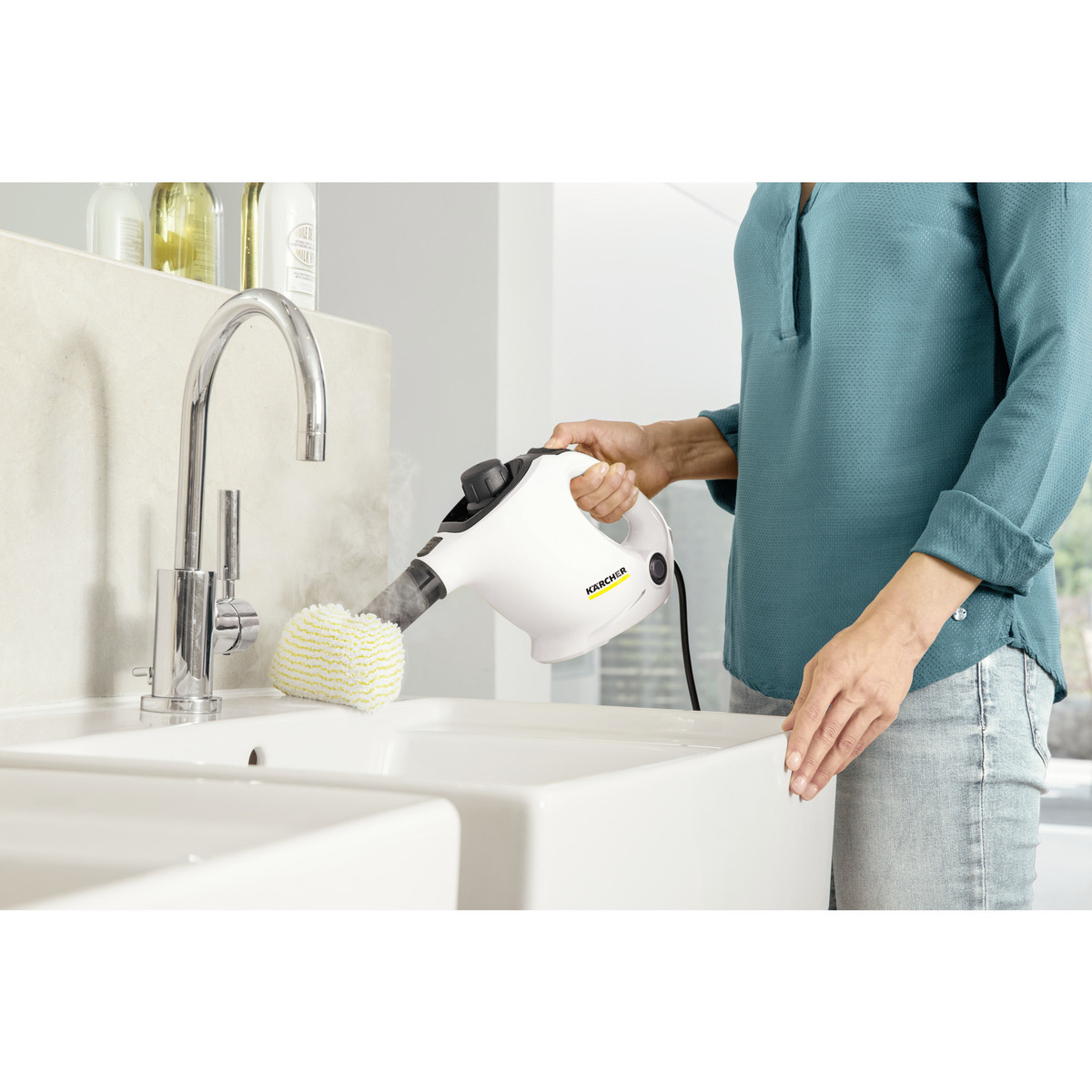 Limpiadora a vapor sin detergentes SC 1 200 Ml Karcher - Imagen 5