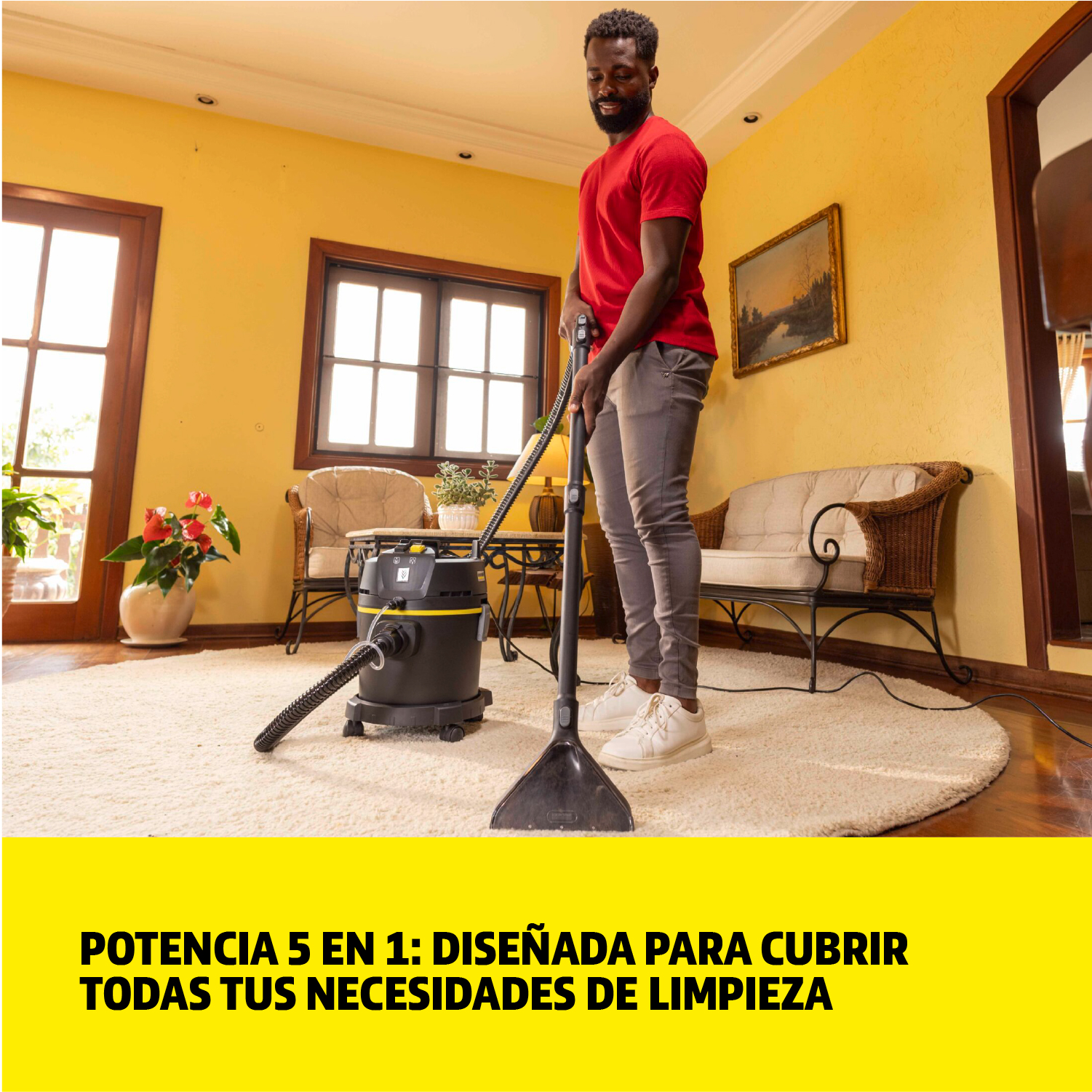 Aspiradora y limpiador de muebles 5 en 1 SE4 Karcher - Imagen 5
