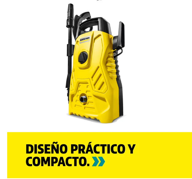 Hidrolavadora compacta alta presión 1500 PSI Karcher - Imagen 5