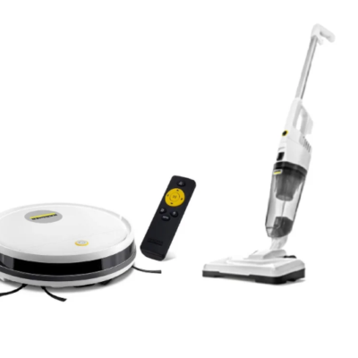Combo Aspiradora Robot Rcv1 + Aspiradora Vertical 2 En 1 Vcl1 Stick Karcher