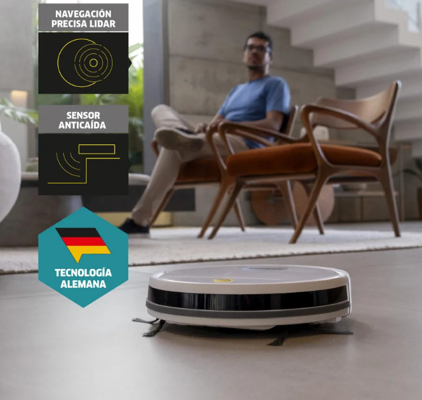 Combo Aspiradora Robot Rcv1 + Aspiradora Vertical 2 En 1 Vcl1 Stick Karcher - Imagen 4