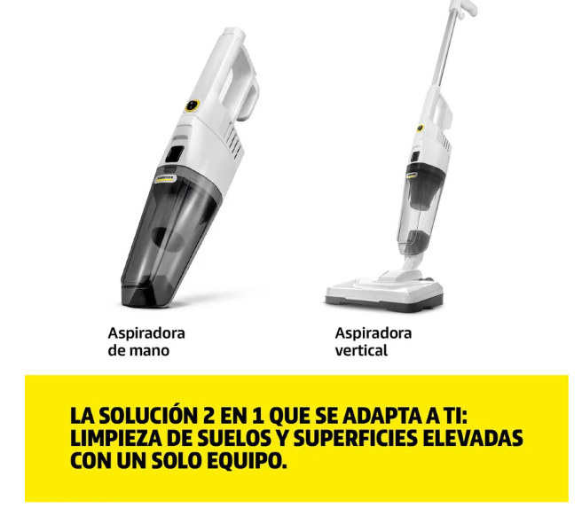 Combo Aspiradora Robot Rcv1 + Aspiradora Vertical 2 En 1 Vcl1 Stick Karcher - Imagen 6