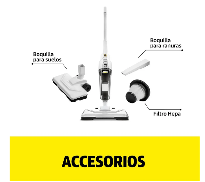 Combo Aspiradora Robot Rcv1 + Aspiradora Vertical 2 En 1 Vcl1 Stick Karcher - Imagen 7