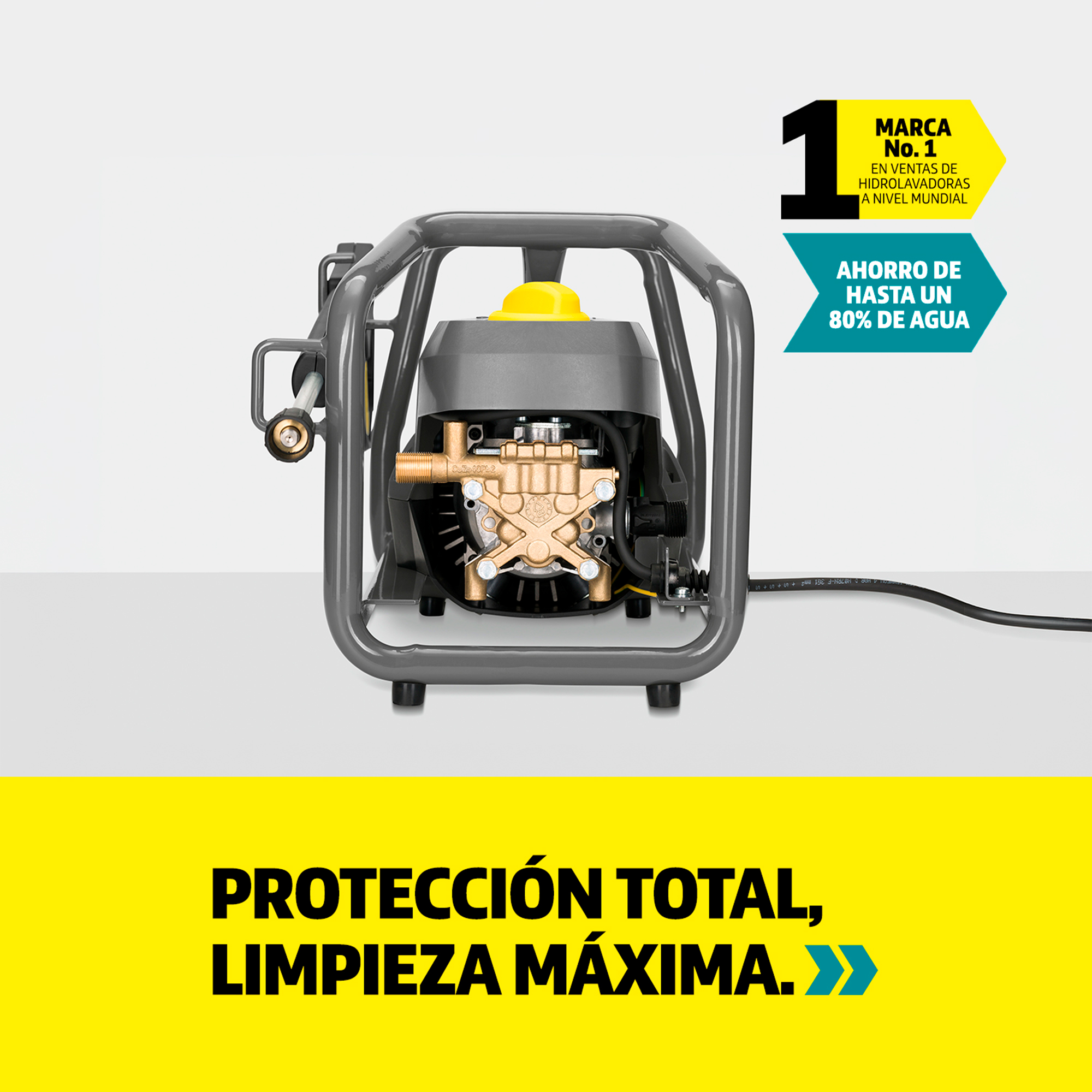 Hidrolavadora profesional industrial 1885 PSI HD 4/9 Cage Karcher - Imagen 4