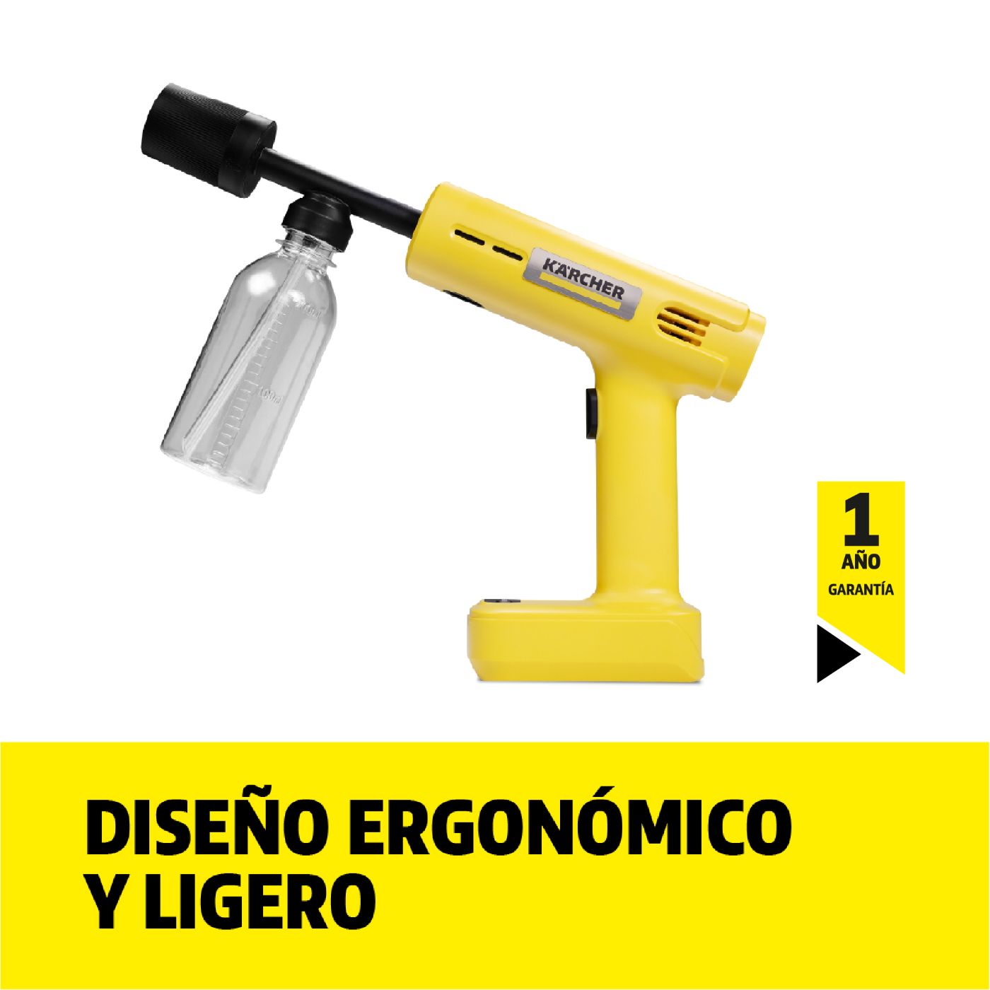 Hidrolavadora KARCHER inalámbrica Go Clean Amarilla - Imagen 6