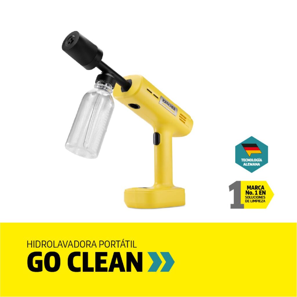 Hidrolavadora KARCHER inalámbrica Go Clean Amarilla